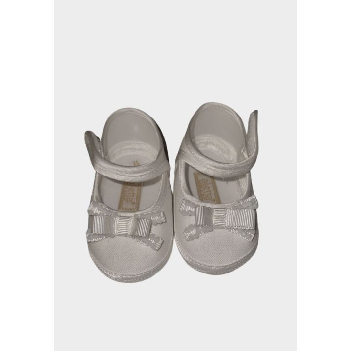 Scarpa Da Cerimonia Aletta Bianco Bimba | Tamaiti