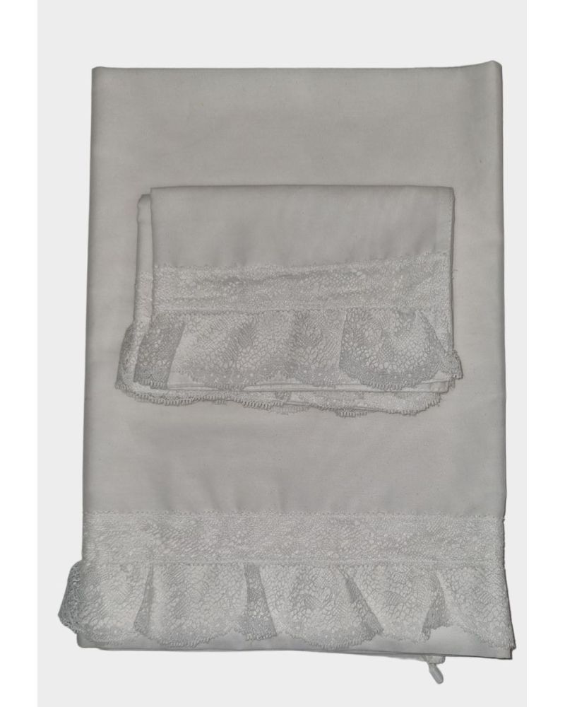 Coperta da viaggio Aletta Bimba Bianco