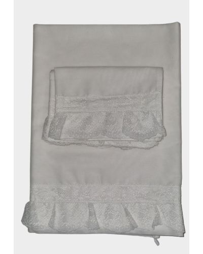 Coperta da viaggio Aletta Bimba Bianco