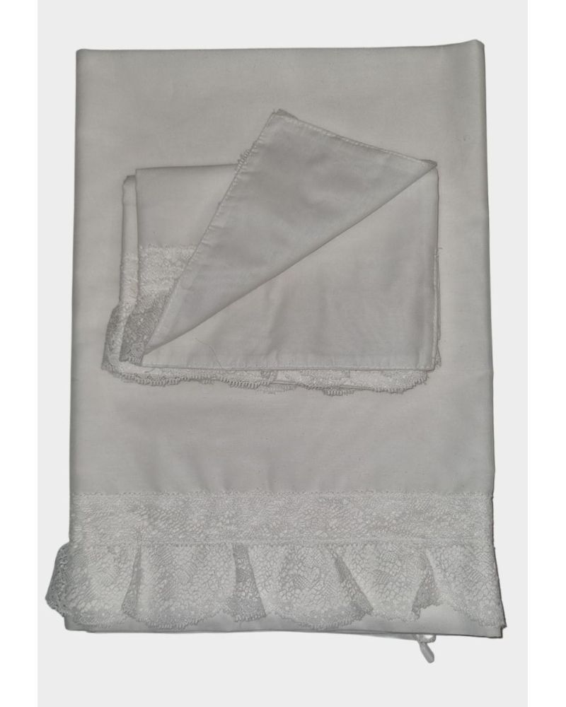 Coperta da viaggio Aletta Bimba Bianco - Continuativa