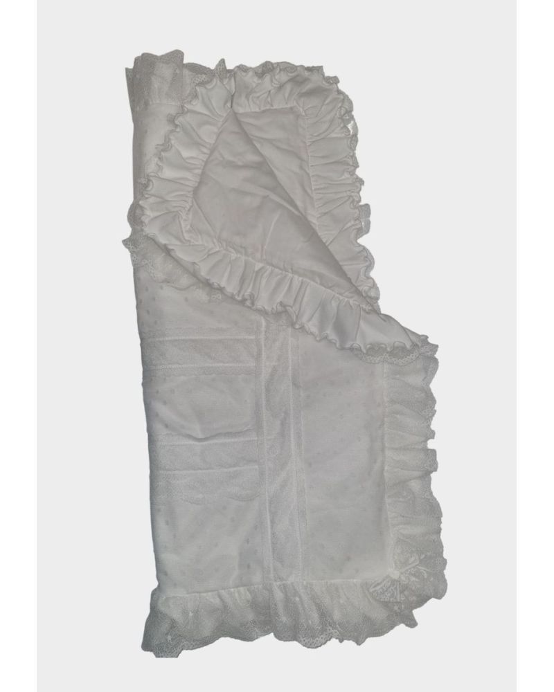 Coperta da viaggio Aletta Bimba Bianco - Autunno/Inverno