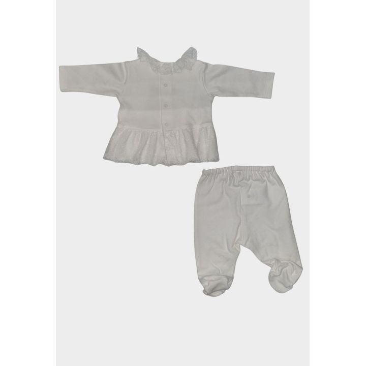 Tutina Aletta Bianco Bimba | Tamaiti