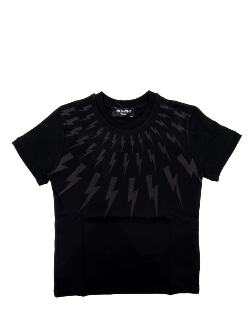 T-shirt Neil Barrett Bambini e ragazzi Nero