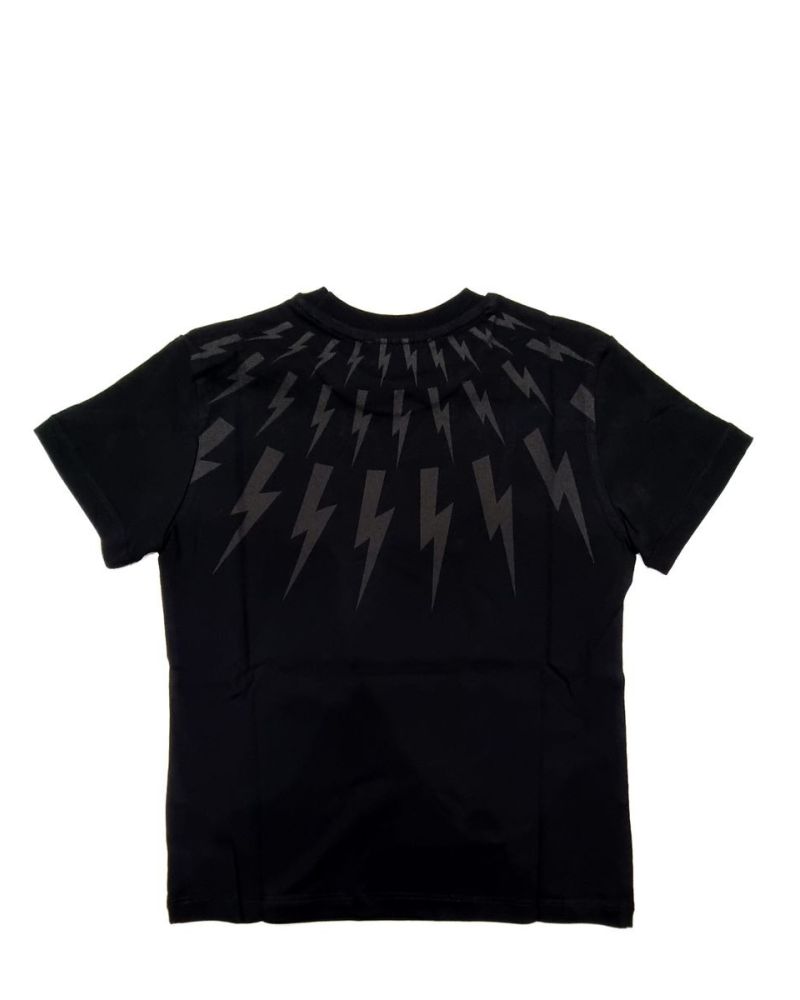 T-shirt Neil Barrett Bambini e ragazzi Nero - Primavera/Estate