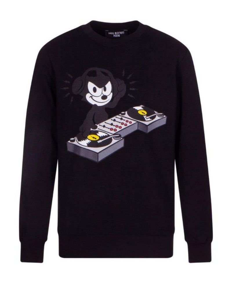 Maglia Neil Barrett Bambini e ragazzi Nero