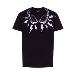 T-shirt Neil Barrett Bambini e ragazzi Nero - Primavera/Estate