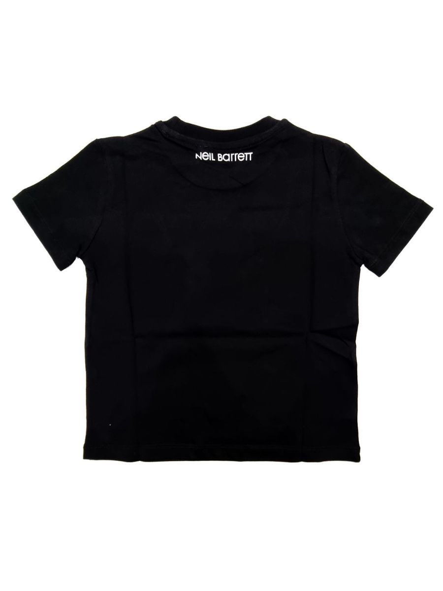 T-shirt Neil Barrett Bambini e ragazzi Nero - Primavera/Estate