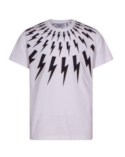T-shirt Neil Barrett Bambini e ragazzi Bianco - Primavera/Estate