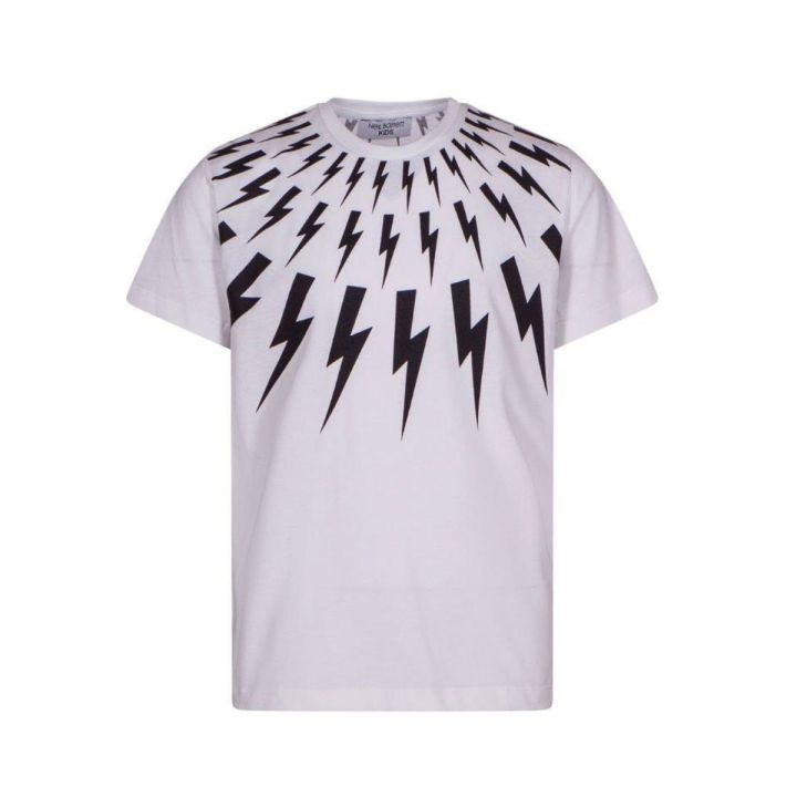 T-shirt Neil Barrett Bambini e ragazzi Bianco - Primavera/Estate
