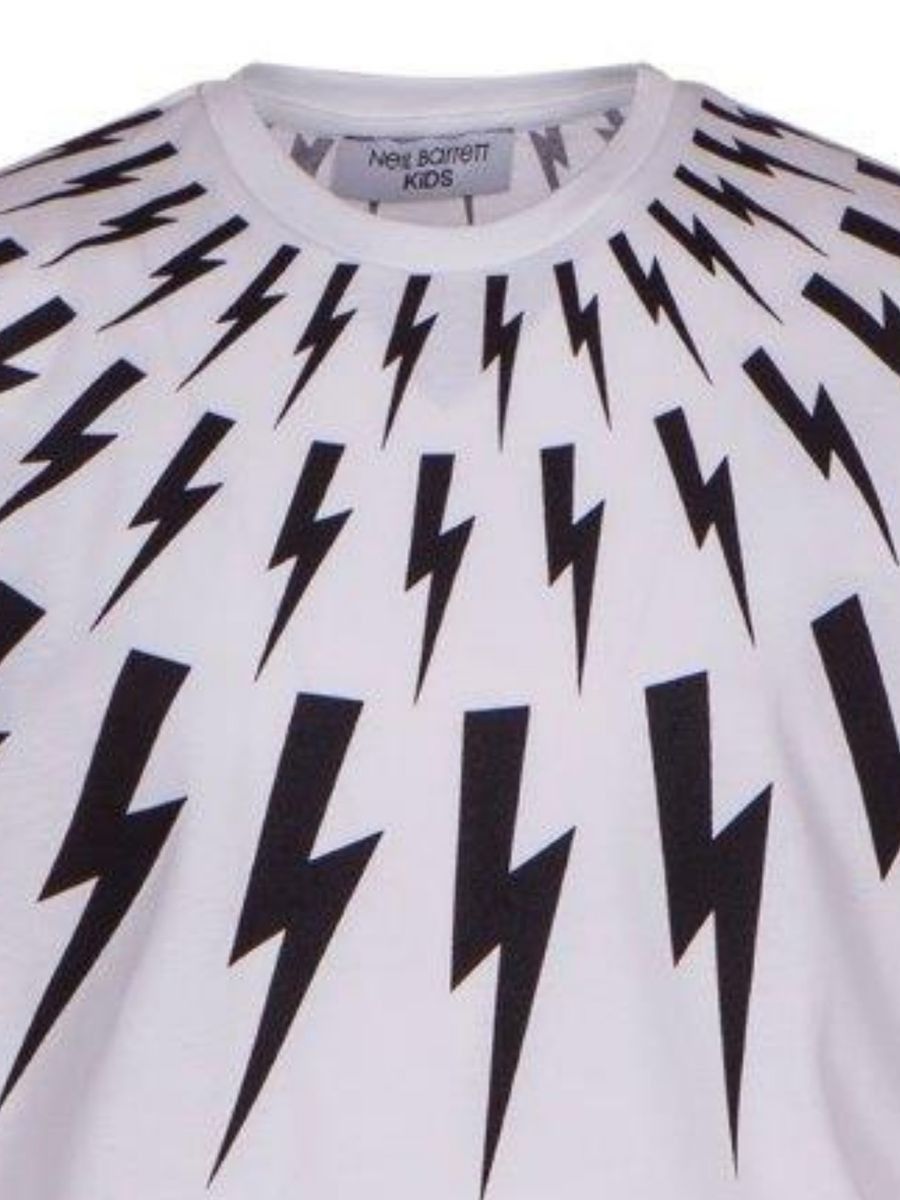 T-shirt Neil Barrett Bambini e ragazzi Bianco - Primavera/Estate