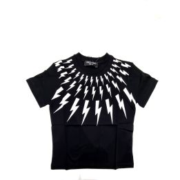 T-shirt Neil Barrett Bambini e ragazzi Nero - Primavera/Estate