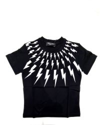 T-shirt Neil Barrett Bambini e ragazzi Nero - Primavera/Estate