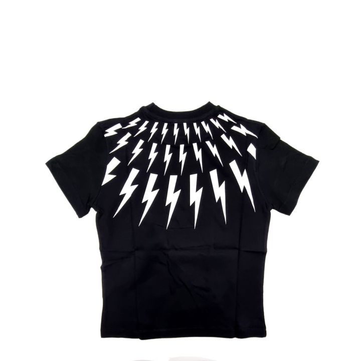 T-shirt Neil Barrett Bambini e ragazzi Nero - Primavera/Estate