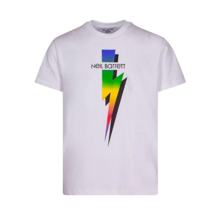 T-shirt Neil Barrett Bambini e ragazzi Bianco - Primavera/Estate