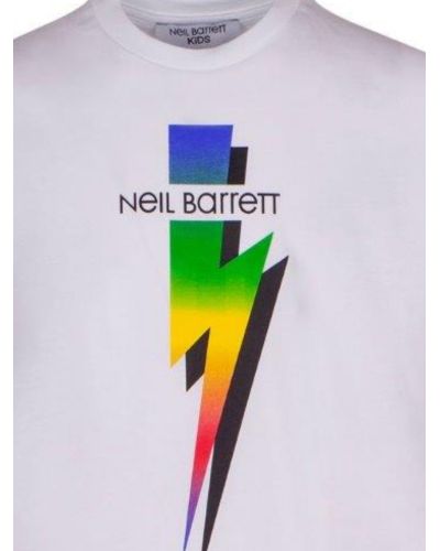 T-shirt Neil Barrett Bambini e ragazzi Bianco - Primavera/Estate