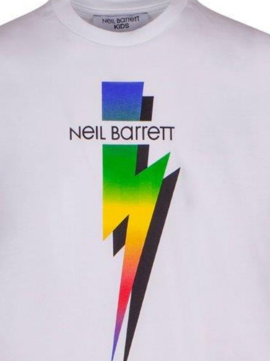 T-shirt Neil Barrett Bambini e ragazzi Bianco - Primavera/Estate