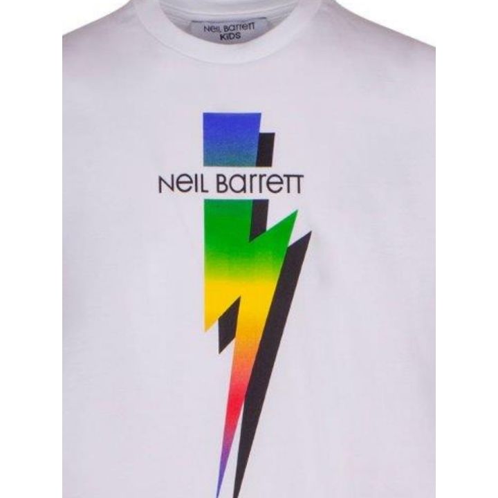 T-shirt Neil Barrett Bambini e ragazzi Bianco - Primavera/Estate