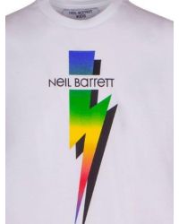 T-shirt Neil Barrett Bambini e ragazzi Bianco - Primavera/Estate