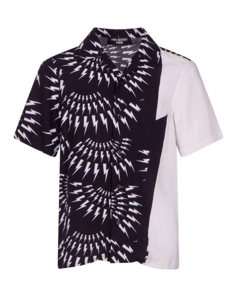 Camicia Neil Barrett Bambini e ragazzi Nero