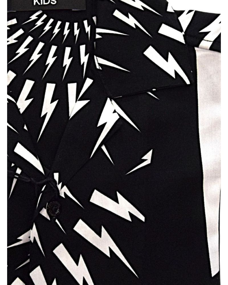 Camicia Neil Barrett Bambini e ragazzi Nero - Primavera/Estate