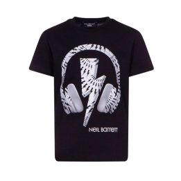 T-shirt Neil Barrett Bambini e ragazzi Nero