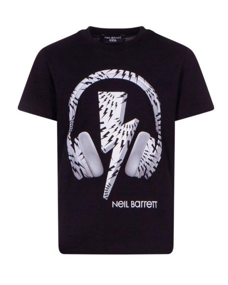 T-shirt Neil Barrett Bambini e ragazzi Nero