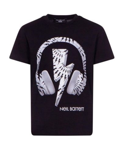 T-shirt Neil Barrett Bambini e ragazzi Nero