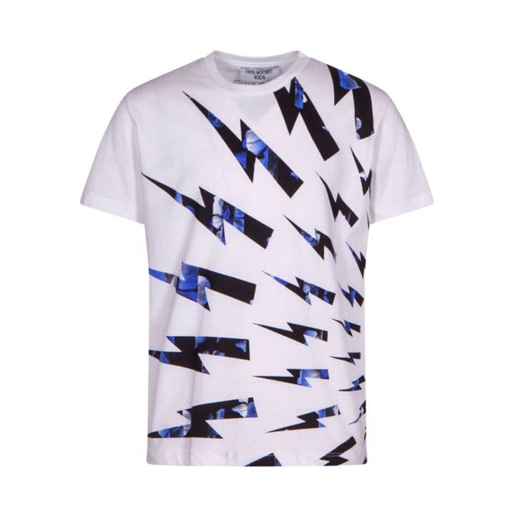 T-shirt Neil Barrett Bambini e ragazzi Bianco - Primavera/Estate
