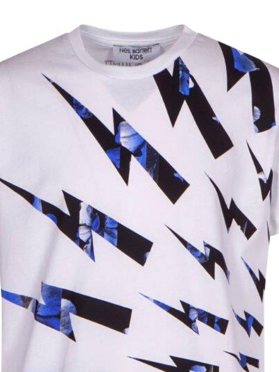 T-shirt Neil Barrett Bambini e ragazzi Bianco - Primavera/Estate