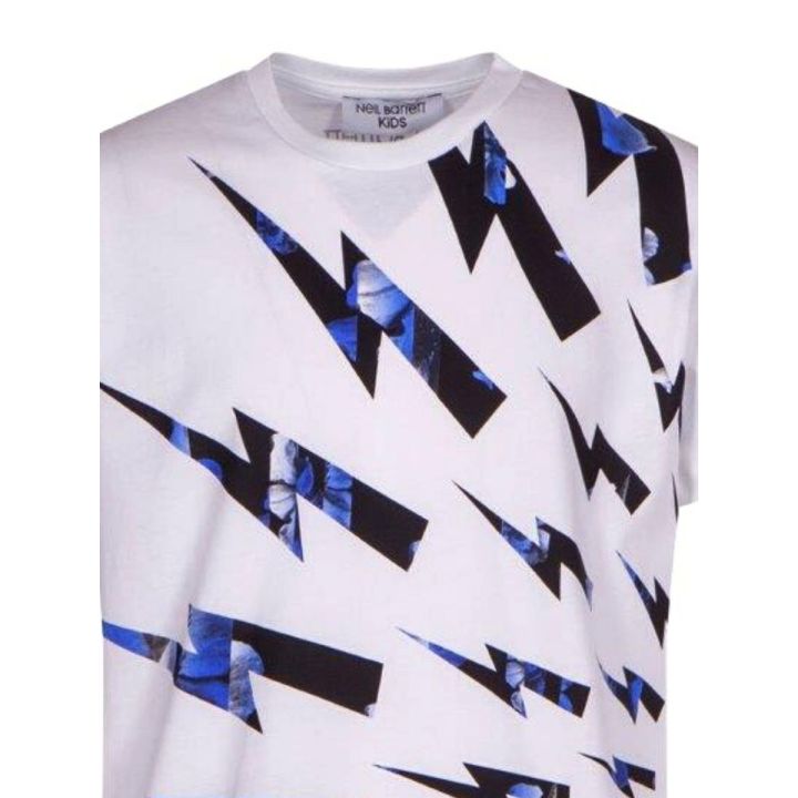 T-shirt Neil Barrett Bambini e ragazzi Bianco - Primavera/Estate