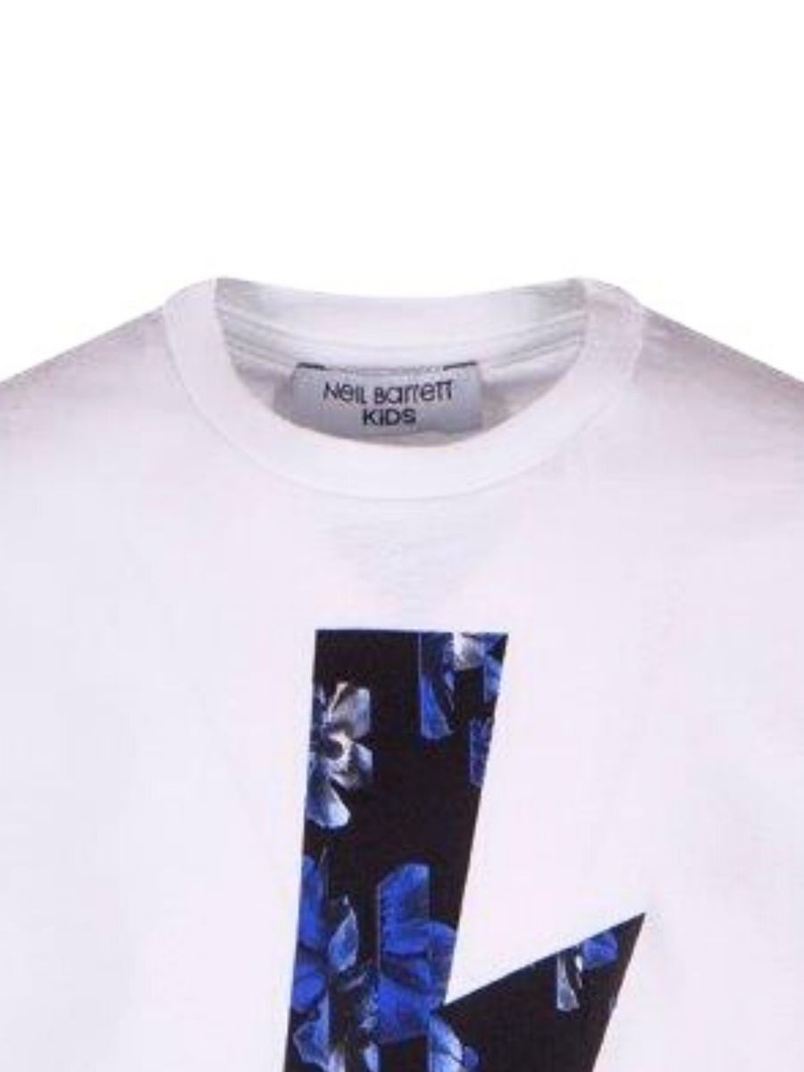 T-shirt Neil Barrett Bambini e ragazzi Bianco - Primavera/Estate