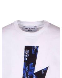 T-shirt Neil Barrett Bambini e ragazzi Bianco - Primavera/Estate