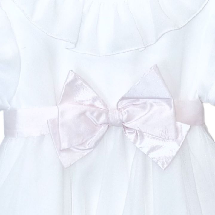 Abito da cerimonia Aletta Bimba Bianco - Primavera/Estate