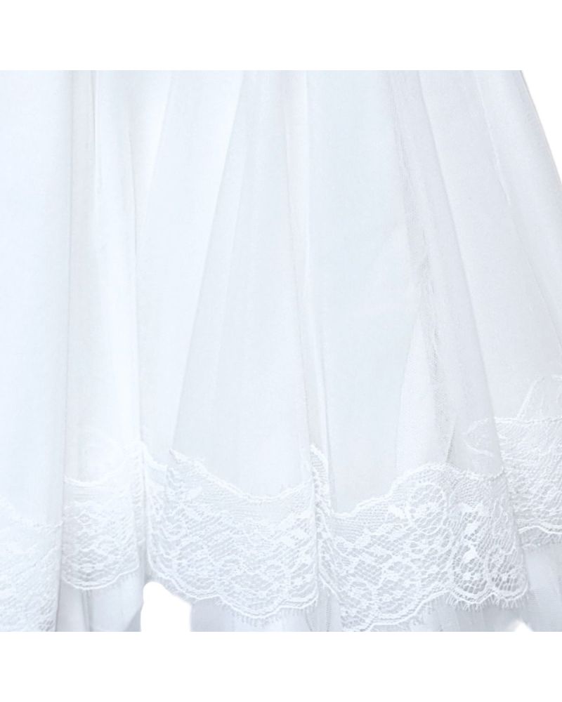 Abito da cerimonia Aletta Bimba Bianco - Primavera/Estate