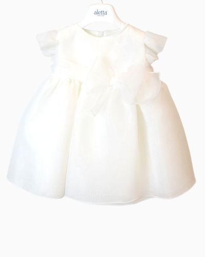 Abito da cerimonia Aletta Bimba Bianco - Primavera/Estate