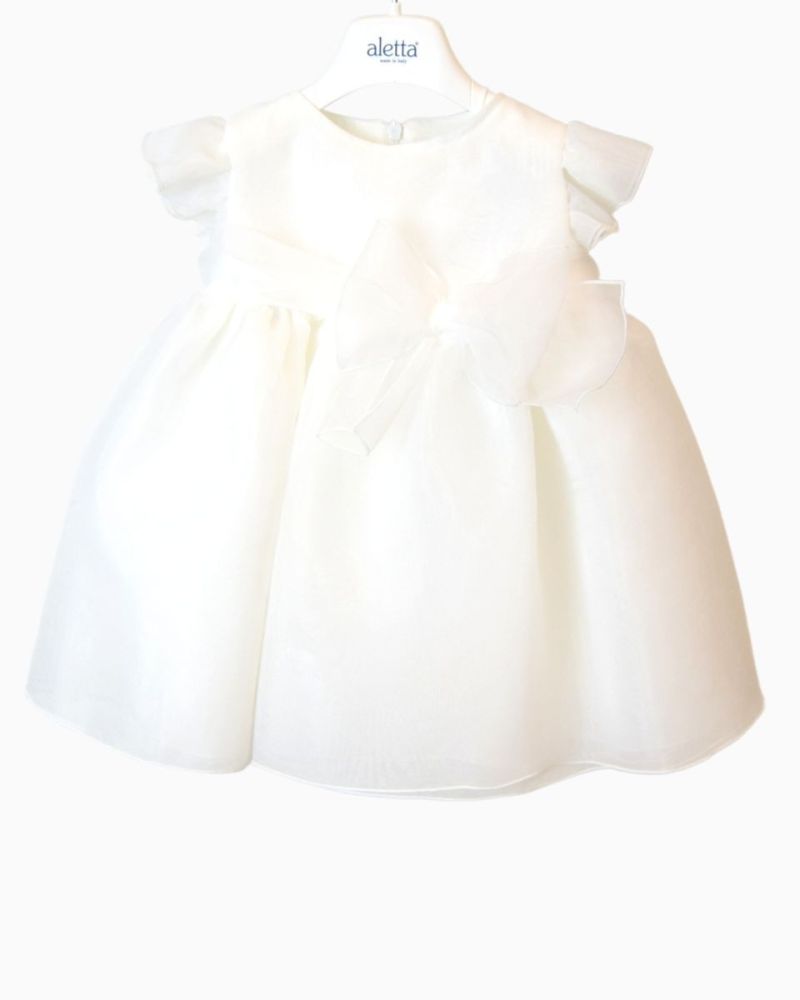 Abito da cerimonia Aletta Bimba Bianco - Primavera/Estate