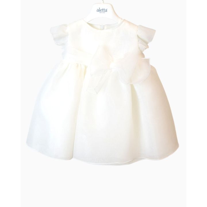 Abito da cerimonia Aletta Bimba Bianco - Primavera/Estate