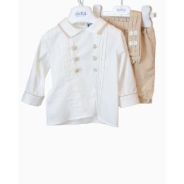 Abito da cerimonia Aletta Bimbo Beige