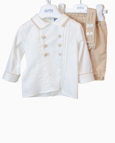 Abito da cerimonia Aletta Bimbo Beige