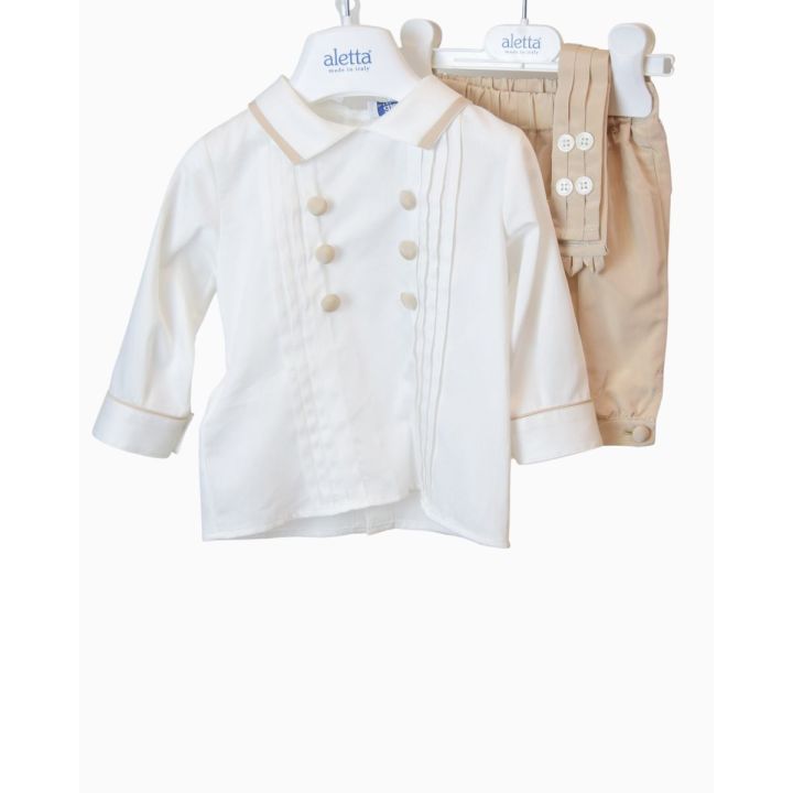 Abito da cerimonia Aletta Bimbo Beige