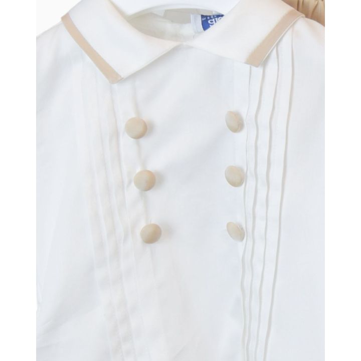 Abito Da Cerimonia Aletta Beige Bimbo | Tamaiti