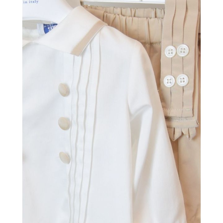 Abito Da Cerimonia Aletta Beige Bimbo | Tamaiti