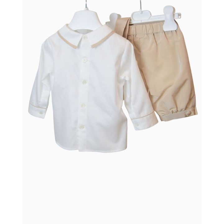 Abito Da Cerimonia Aletta Beige Bimbo | Tamaiti