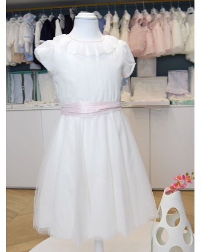 Abito da Comunione Aletta Bambine e ragazze Bianco