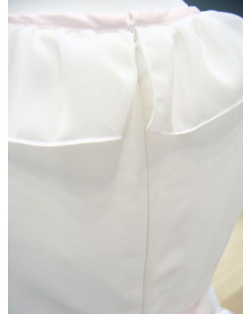 Abito da Comunione Aletta Bambine e ragazze Bianco - Primavera/Estate