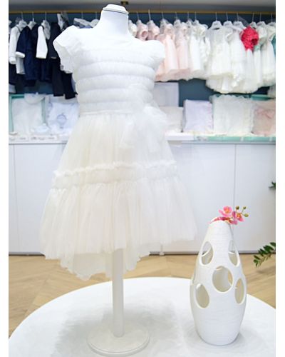 Abito da Comunione Aletta Bambine e ragazze Bianco