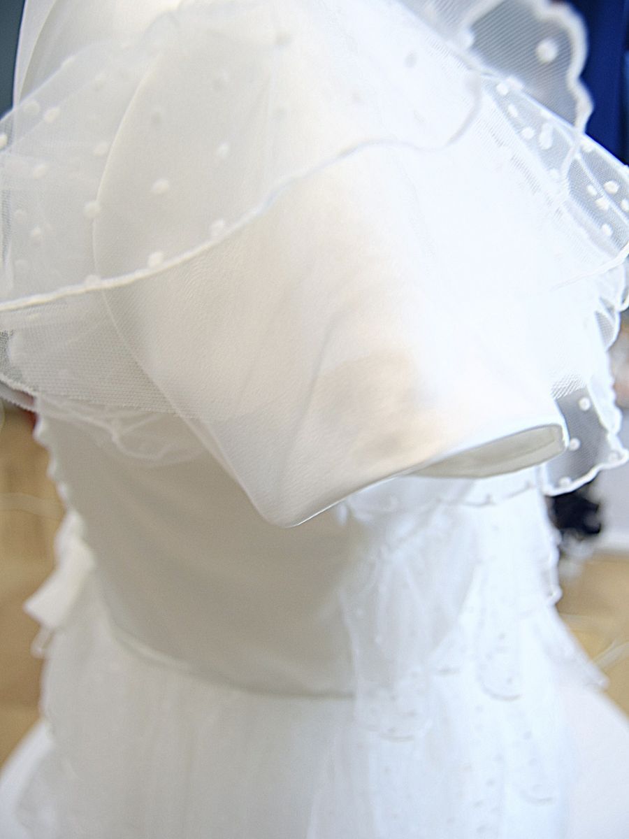 Abito da Comunione Aletta Bambine e ragazze Bianco - Primavera/Estate
