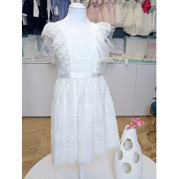 Abito da Comunione Aletta Bambine e ragazze Bianco