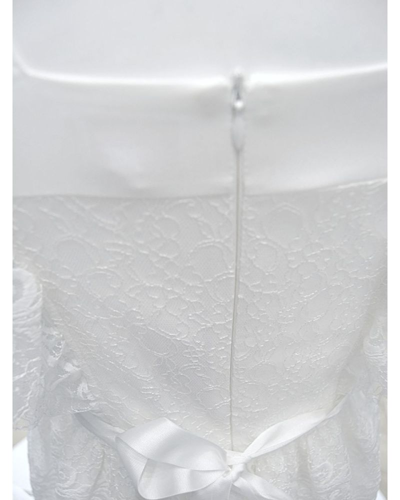 Abito da Comunione Aletta Bambine e ragazze Bianco - Primavera/Estate