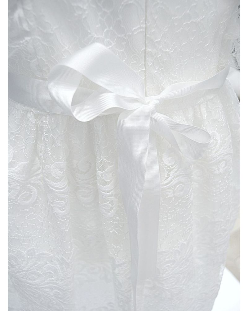 Abito da Comunione Aletta Bambine e ragazze Bianco - Primavera/Estate